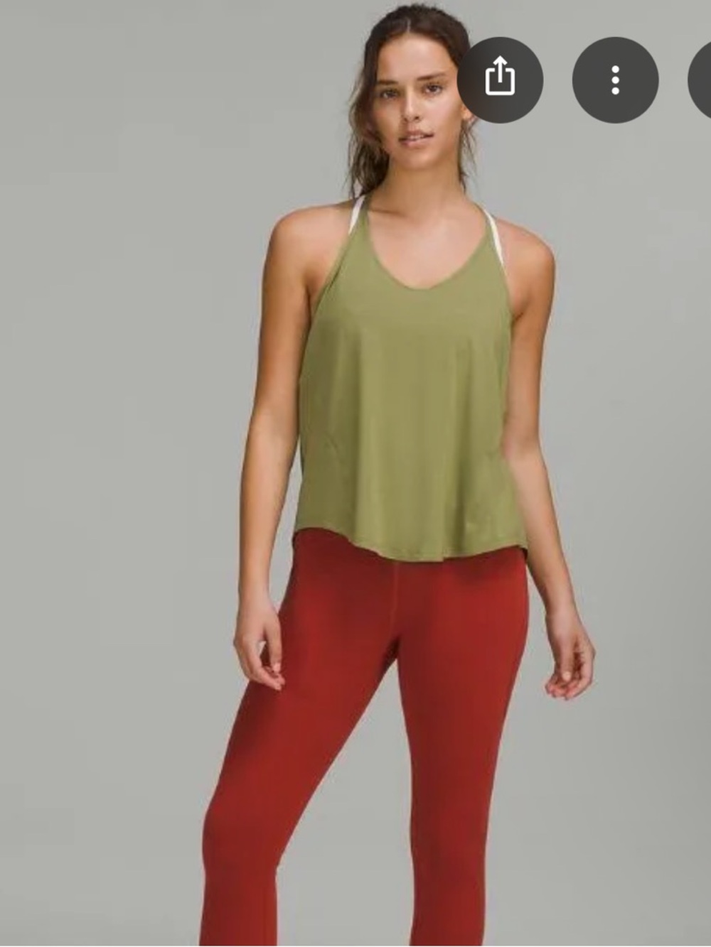 Lululemon Modal Silk Yoga Tank Top - PINK